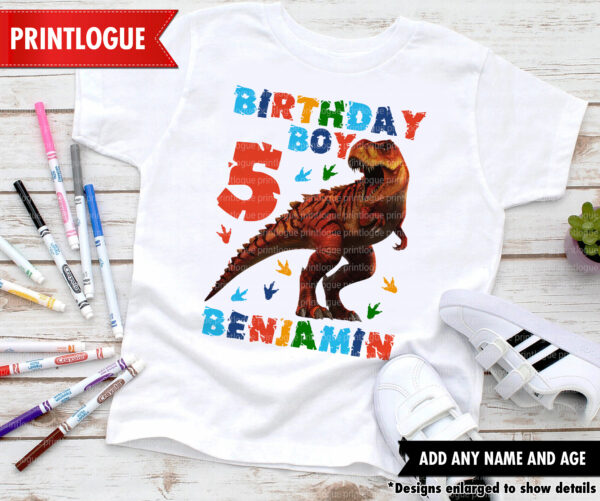 Dinosaur Birthday Shirt