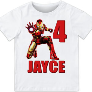 Iron Man Birthday Shirt