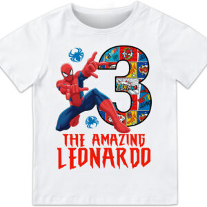 Spiderman Birthday Shirt