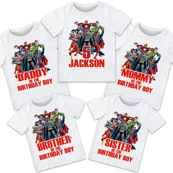 Avengers Birthday Shirt - Image 2
