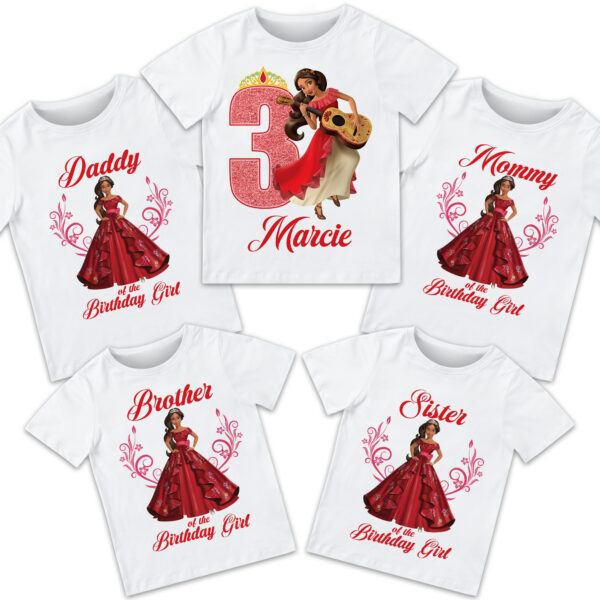 Elena Princess Birthday Shirt - Image 2
