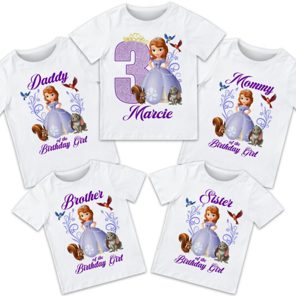 Sofia the First Princess Birthday Shirt - Image 2