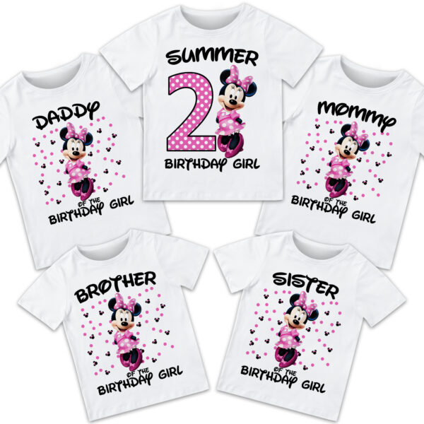 Minnie Mouse Birthday Shirt - Image 2