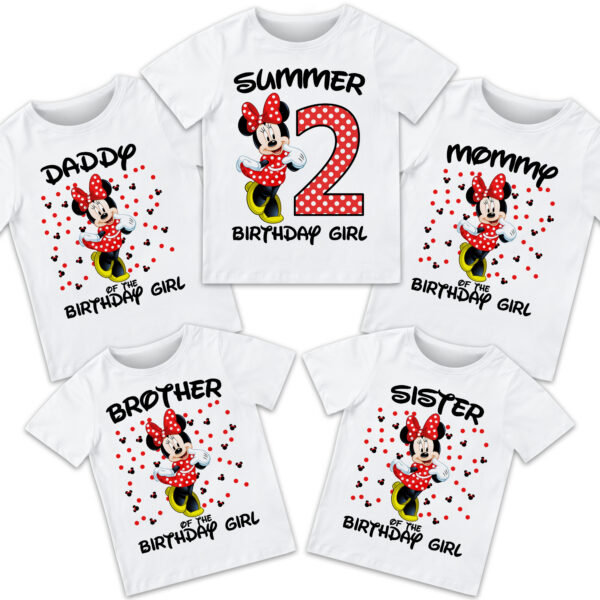 Minnie Mouse Birthday Shirt - Image 2