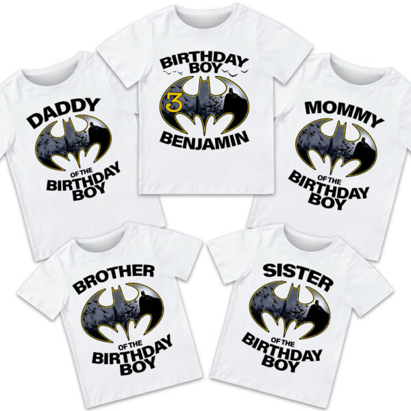 Bat Man Birthday Shirt - Image 2