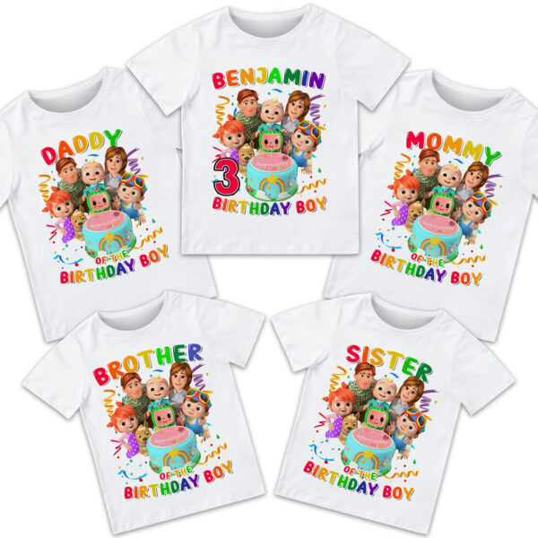 Coco Melon Birthday Shirt - Image 2