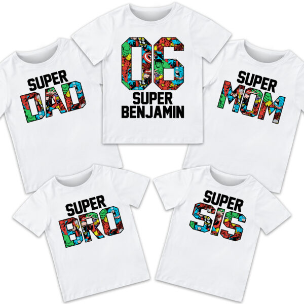 Avengers Birthday Shirt - Image 2