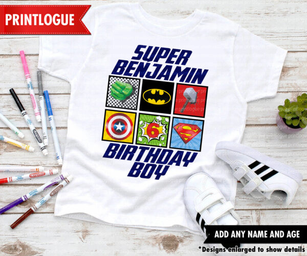 Avengers Birthday Shirt