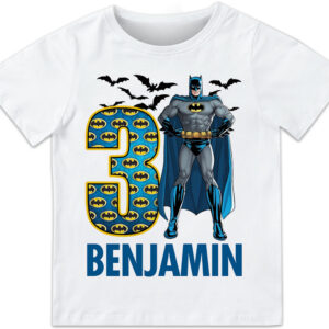 Bat Man Birthday Shirt