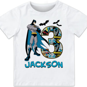 Bat Man Birthday Shirt