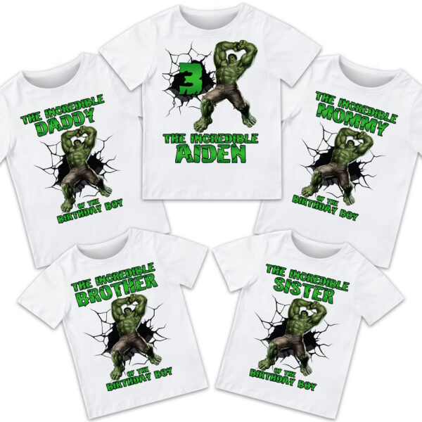 Hulk Birthday Shirt - Image 2
