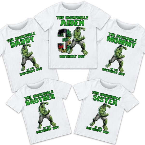 Hulk Birthday Shirt - Image 2