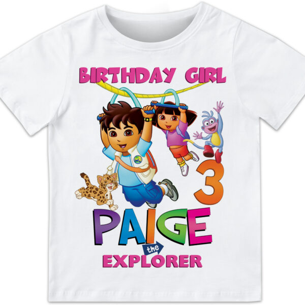 Diego & Dora Birthday Shirt