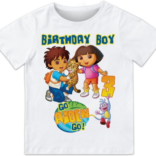 Diego & Dora Birthday Shirt