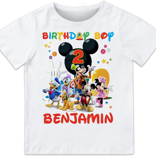 Mickey Mouse Clubhouse Birthday Shirt