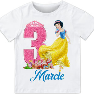 Snow white Princess Birthday Shirt