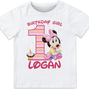 Baby Minnie Mouse Birthday Shirt