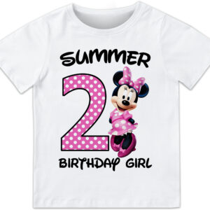 Minnie Mouse Birthday Shirt