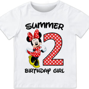 Minnie Mouse Birthday Shirt