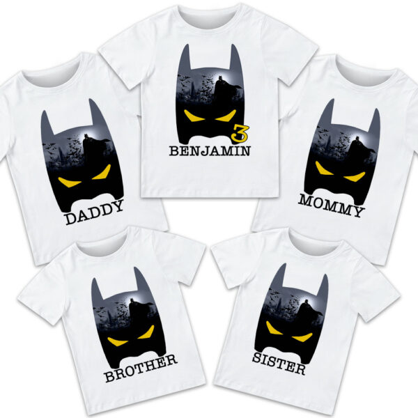 Bat Man Birthday Shirt - Image 2