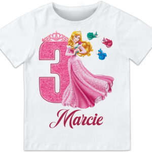 Aurora Princess Birthday Shirt
