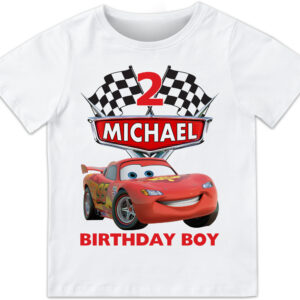 Disney Car Birthday Shirt