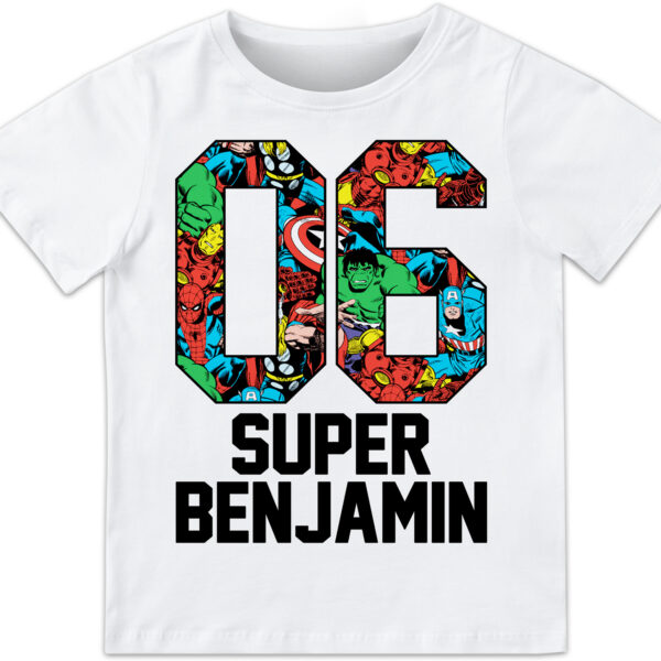 Avengers Birthday Shirt
