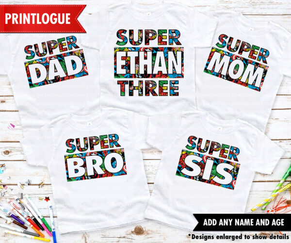 Avengers Birthday Shirt - Image 2