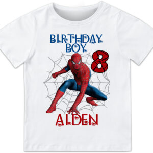 Spiderman Birthday Shirt