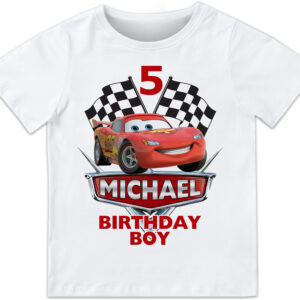 Disney Car Birthday Shirt