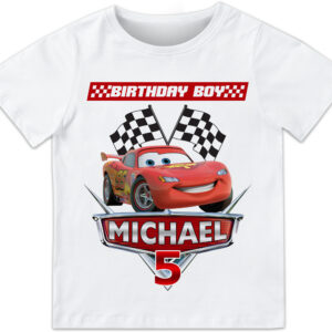 Disney Car Birthday Shirt