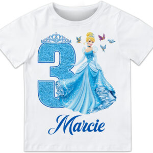Cinderella Princess Birthday Shirt