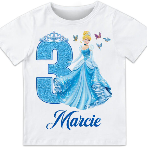Cinderella Princess Birthday Shirt