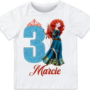Brave Princess Birthday Shirt