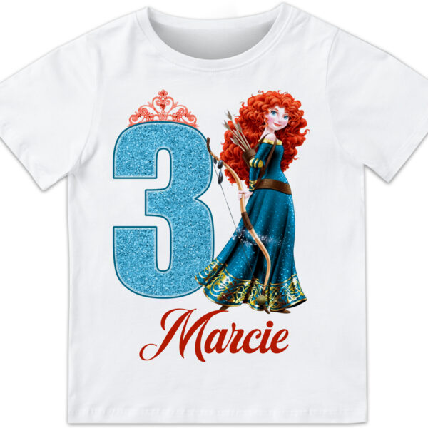Brave Princess Birthday Shirt