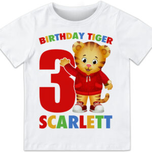 Daniel the Tiger Birthday Shirt