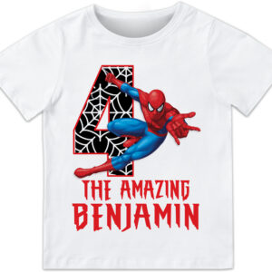 Spiderman Birthday Shirt