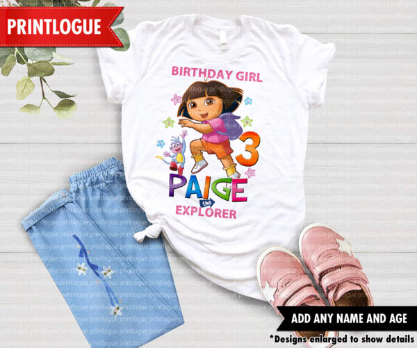 Dora Birthday Shirt