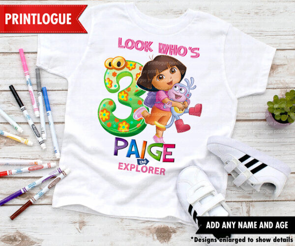 Dora Birthday Shirt