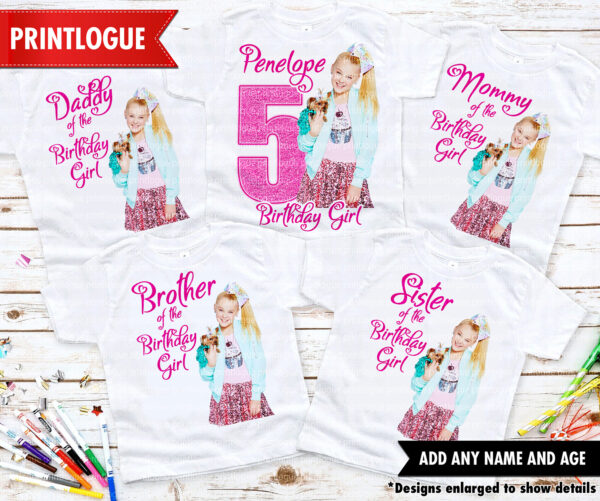 Jojo Siwa Birthday Shirt - Image 2
